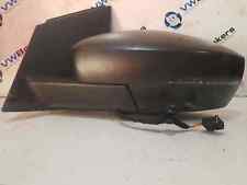 Volkswagen Polo 6R 2009-2014 Ns Wing Mirror Black 6R2857501ag crack glued